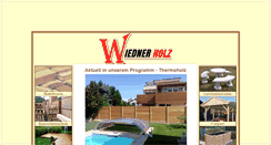 Desktop Screenshot of holz-wiedner.at