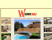 Tablet Screenshot of holz-wiedner.at